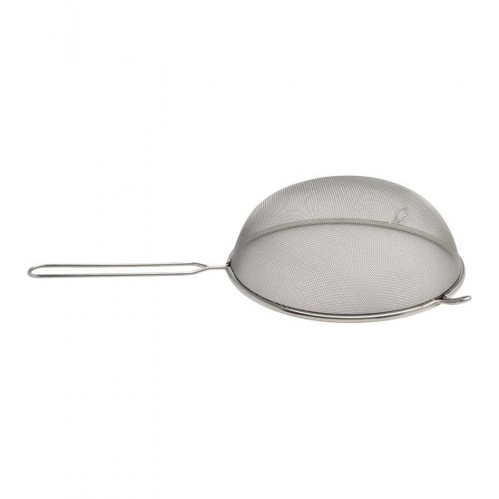 Peneira 24cm Diâmetro Por 44cm Comprimento Coar Polvilhar em Aço Inox